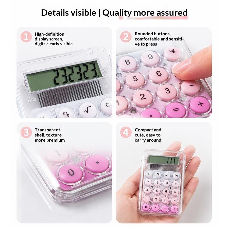 휴대용 미니 귀여운 무소음 계산기 학습 보조 도구 학생 - Scientific Calculator For Secondary School 리뷰 및 가격