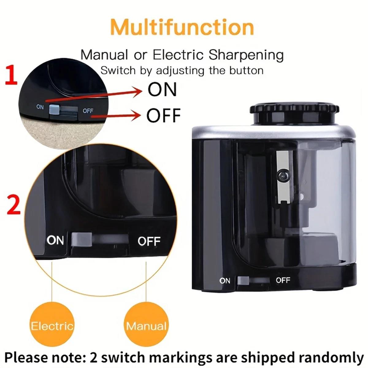 휴대용 전기 연필깎이 자동 연필깎이 6-8mm 학생용  - Electric Pencil Sharpener Usb 리뷰 및 가격